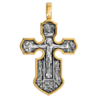 «Распятие. Казанская икона Божией Матери с предстоящими святыми»